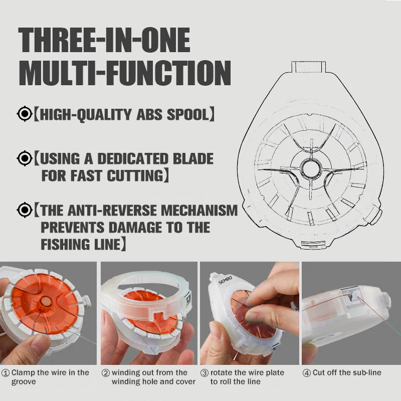ZUKIBO カーボンラインボックス多機能釣り糸巻き取りボー - Fishing Line Dispenser のレビューと価格