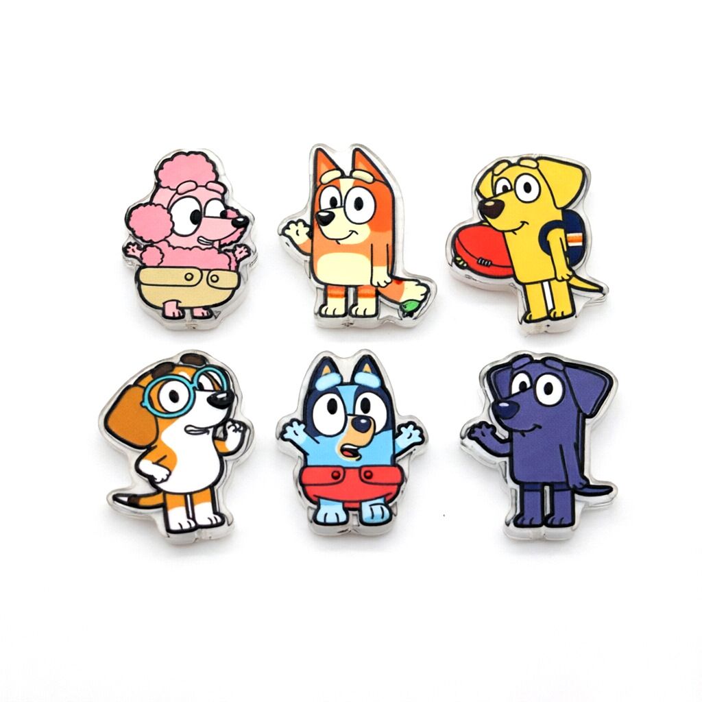 10個入り漫画犬アクリルDIYフォーカルビーズ、ブレスレット - Penn Reel Fierce のレビューと価格